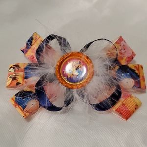 4.5 INCH POOH AND FRIENDS HAIRBOW